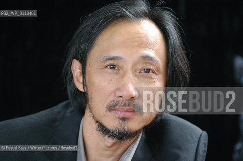 Chinese writer Ma Jian at the Edinburgh International Book Festival..He now lives in exile. His novel Stick Out Your Tongue was banned in China...Copyright©Pascal Saez/Writer Pictures/Rosebud2