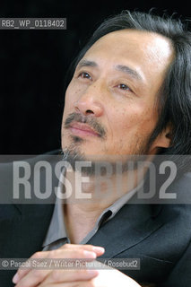Chinese writer Ma Jian at the Edinburgh International Book Festival..He now lives in exile. His novel Stick Out Your Tongue was banned in China...Copyright©Pascal Saez/Writer Pictures/Rosebud2