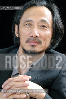 Chinese writer Ma Jian at the Edinburgh International Book Festival..He now lives in exile. His novel Stick Out Your Tongue was banned in China...Copyright©Pascal Saez/Writer Pictures/Rosebud2