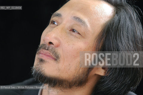 Chinese writer Ma Jian at the Edinburgh International Book Festival..He now lives in exile. His novel Stick Out Your Tongue was banned in China...Copyright©Pascal Saez/Writer Pictures/Rosebud2