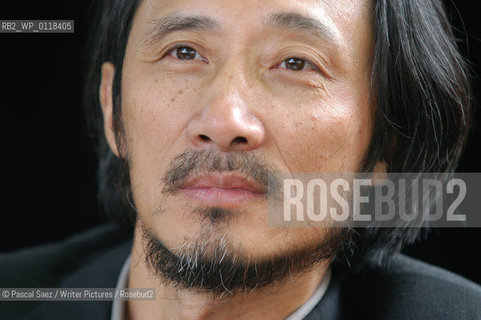 Chinese writer Ma Jian at the Edinburgh International Book Festival..He now lives in exile. His novel Stick Out Your Tongue was banned in China...Copyright©Pascal Saez/Writer Pictures/Rosebud2