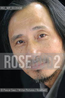 Chinese writer Ma Jian at the Edinburgh International Book Festival..He now lives in exile. His novel Stick Out Your Tongue was banned in China...Copyright©Pascal Saez/Writer Pictures/Rosebud2