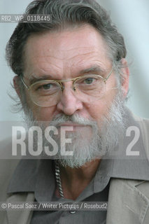 Finnish writer and policeman Matti Joensuu at the Edinburgh International Book Festival...Copyright©Pascal Saez/Writer Pictures/Rosebud2