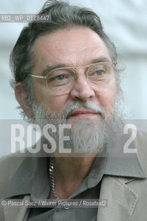 Finnish writer and policeman Matti Joensuu at the Edinburgh International Book Festival...Copyright©Pascal Saez/Writer Pictures/Rosebud2