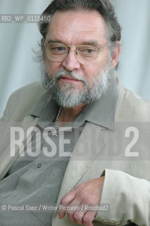 Finnish writer and policeman Matti Joensuu at the Edinburgh International Book Festival...Copyright©Pascal Saez/Writer Pictures/Rosebud2