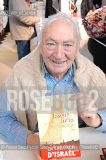 French writer Joseph Joffo at the Salon du Livre (Book Fair) in Paris, March 2006..Copyright©Pascal Saez.Pascal Saez/Writer Pictures/Rosebud2