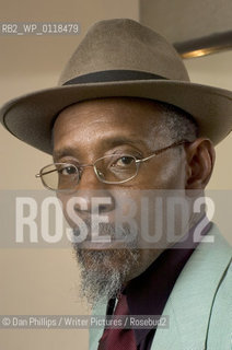 STAnza poetry festival 2010. Linton Kwesi Johnson in his dressing room before his performance at STAnza in the Bryce Theatre, St Andrews...copyright©Dan Phillips/Writer Pictures/Rosebud2
