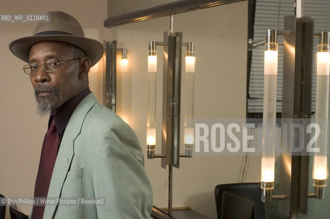 STAnza poetry festival 2010. Linton Kwesi Johnson in his dressing room before his performance at STAnza in the Bryce Theatre, St Andrews...copyright©Dan Phillips/Writer Pictures/Rosebud2