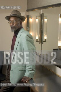 STAnza poetry festival 2010. Linton Kwesi Johnson in his dressing room before his performance at STAnza in the Bryce Theatre, St Andrews...copyright©Dan Phillips/Writer Pictures/Rosebud2