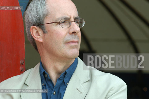 Scottish crime writer Paul Johnston, author of the Quint Dalrymple and Alex Mavros series of novels at the Edinburgh International Book Festival 2003..Copyright©Pascal Saez/Writer Pictures/Rosebud2