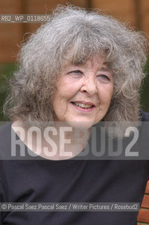 British childrens writer Diana Wynne Jones at the Edinburgh International Book Festival 2003...Copyright©Pascal Saez.Pascal Saez/Writer Pictures/Rosebud2