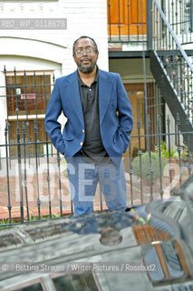Edward P. Jones in Washington DC, in front of the house he grew up in..©...Bettina Strauss/Writer Pictures/Rosebud2