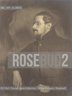 James Joyce. .Photo by C. Ruf, Zurich, ca. 1918..©C Ruf/Cornell Joyce Collection/Writer Pictures/Rosebud2