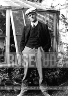 James Joyce, pictured in 1904 ..©(Original photograph from the C. P. Curran Collection, UCD Library Special Collections. Digital images courtesy of the IVRLA, UCD)..UCDL/Writer Pictures/Rosebud2