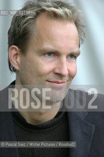 Danish crime writer Christian Jungersen at the Edinburgh International Book Festival...Copyright©Pascal Saez/Writer Pictures/Rosebud2