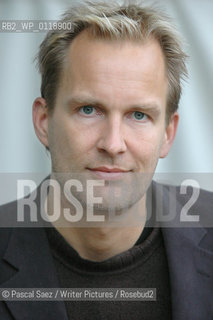 Danish crime writer Christian Jungersen at the Edinburgh International Book Festival...Copyright©Pascal Saez/Writer Pictures/Rosebud2