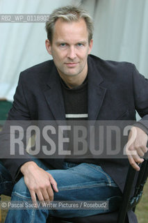 Danish crime writer Christian Jungersen at the Edinburgh International Book Festival...Copyright©Pascal Saez/Writer Pictures/Rosebud2