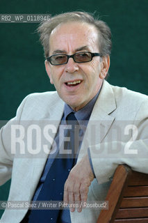 Albanian writer Ismail Kadare at the Edinburgh International Book Festival...Copyright©Pascal Saez/Writer Pictures/Rosebud2