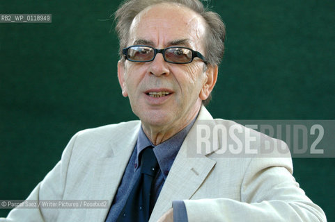 Albanian writer Ismail Kadare at the Edinburgh International Book Festival...Copyright©Pascal Saez/Writer Pictures/Rosebud2