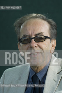 Albanian writer Ismail Kadare at the Edinburgh International Book Festival...Copyright©Pascal Saez/Writer Pictures/Rosebud2