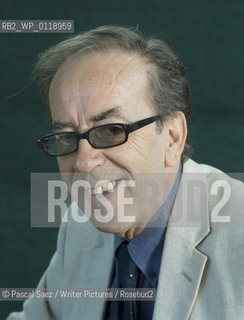 Albanian writer Ismail Kadare at the Edinburgh International Book Festival...Copyright©Pascal Saez/Writer Pictures/Rosebud2