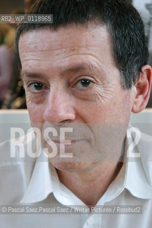 Writer Hedi Kaddour at the Salon du Livre (Book Fair) in Paris, March 2006 ..Copyright©Pascal Saez.Pascal Saez/Writer Pictures/Rosebud2