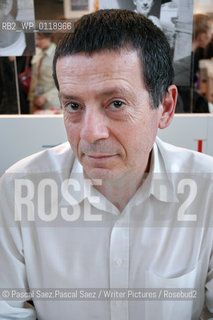 Writer Hedi Kaddour at the Salon du Livre (Book Fair) in Paris, March 2006 ..Copyright©Pascal Saez.Pascal Saez/Writer Pictures/Rosebud2