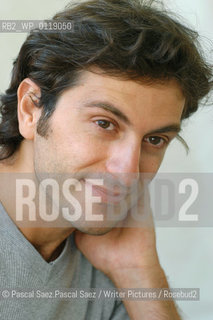 Greek writer Panos Karnezis at the Edinburgh International Book Festival 2003..Copyright©Pascal Saez.Pascal Saez/Writer Pictures/Rosebud2