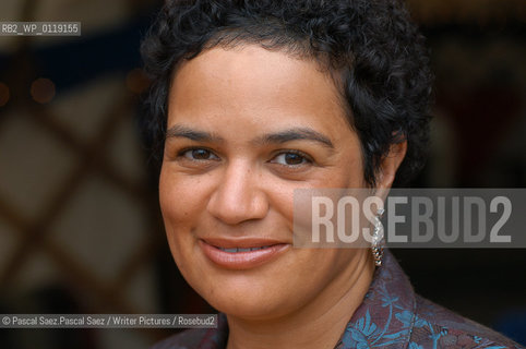 Novelist, poet and broadcaster Jackie Kay at the Edinburgh International Book Festival 2004..Copyright©Pascal Saez.Pascal Saez/Writer Pictures/Rosebud2
