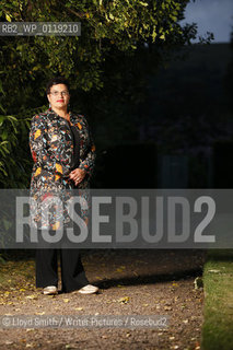 Jackie Kay at the Borders Book Festival 2010..The festival runs from Thursday 17th June to Sunday 20th June.for further info please go to the website at www.bordersbookfestival.org or contact Nicky Stonehill on 07740 681 560 or nicky@stonehillsalt.co.uk..Copyright©Lloyd Smith/Writer Pictures/Rosebud2