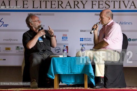 Brian Keenan talks to Tim Severin at the Galle Literary Fes©Writer Pictures/Rosebud2