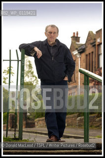 Author James Kelman photographed in a park near his home in Mayhill, Glasgow. May 2004..Copyright©Donald MacLeod/TSPL/Writer Pictures/Rosebud2