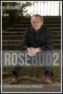 Author James Kelman, photographed in a park near his home in Mayhill, Glasgow. Kelman has a new novel due out shortly ..©. Pic Don/Writer Pictures/Rosebud2
