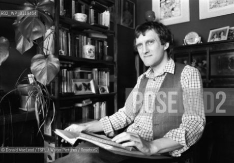 Author James Kelman at home in February 1983..Copyright©Donald MacLeod/TSPL/Writer Pictures/Rosebud2