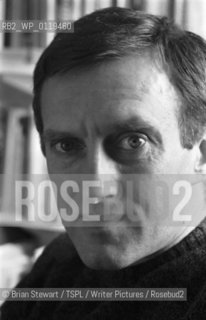 Scottish author James Kelman relaxes in the library at his home, October 1989...Copyright©Brian Stewart/TSPL/Writer Pictures/Rosebud2