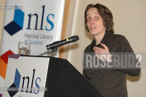 Scottish writer A L Kennedy , winner of the Scottish Book Of The Year 2007 award of the Saltire Society, for her latest novel Day. The awards ceremony took place at the National Library of Scotland in Edinburgh on 30th November 2007...Copyright©Pascal Saez/Writer Pictures/Rosebud2