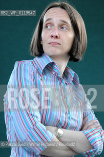 British writer A L Kennedy at the Edinburgh International Book Festival...Copyright©Pascal Saez/Writer Pictures/Rosebud2