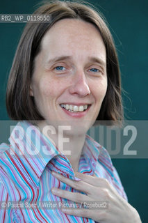 British writer A L Kennedy at the Edinburgh International Book Festival...Copyright©Pascal Saez/Writer Pictures/Rosebud2