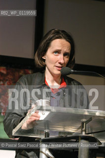 Scottish writer, journalist and comedian A L Kennedy at the Edinburgh International Book Festival 2005...Copyright©Pascal Saez.Pascal Saez/Writer Pictures/Rosebud2