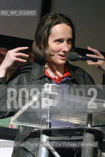 Scottish writer, journalist and comedian A L Kennedy at the Edinburgh International Book Festival 2005...Copyright©Pascal Saez.Pascal Saez/Writer Pictures/Rosebud2