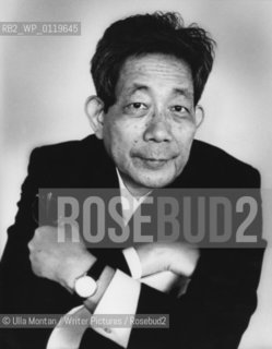 Oe Kenzaburo.Japanese author and 1994 Nobel Laureate in Literature..Copyright©Ulla Montan/Writer Pictures/Rosebud2