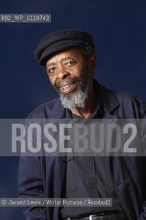 Keorapetse Kgositsile, writer, at the 2010 Edinburgh International Book Festival, August 26, 2010..©.Geraint Lewis/Writer Pictures/Rosebud2