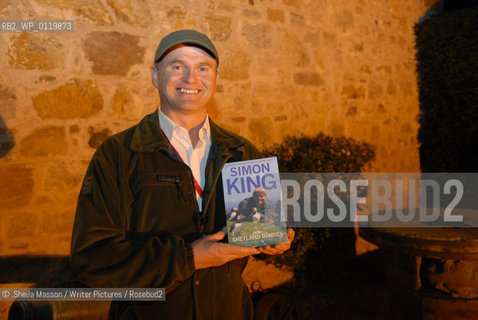 Simon King, British wildlife cameraman, author and presenter , at the 2nd annual Lennoxlove Book Festival at Lennoxlove House, Haddington, Scotland, November 19, 2010..©.Sheila Masson/Writer Pictures/Rosebud2