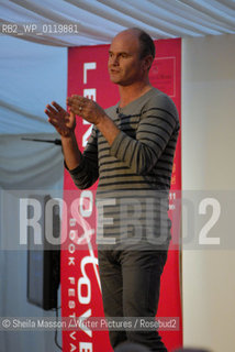 Simon King, British wildlife cameraman, author and presenter, at the 2nd annual Lennoxlove Book Festival at Lennoxlove House, Haddington, Scotland, November 20, 2010...Copyright©Sheila Masson/Writer Pictures/Rosebud2
