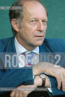 Writer Miles Kington at the Edinburgh International Book Festival...Copyright©Pascal Saez/Writer Pictures/Rosebud2