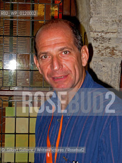 Philippe Kleinmann, writer, at the Festival InterpolArt, Reims, France, October 9, 2010..©.Gilbert Gallerne/Writer Pictures/Rosebud2