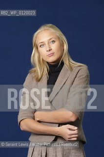 Polina Klyukina, Russian author, at the 2010 Edinburgh International Book Festival, August 24, 2010...Copyright©Geraint Lewis/Writer Pictures/Rosebud2