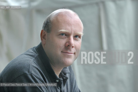 British writer Matthew Kneale, author of Small Crimes in an Age of Abundance at the Edinburgh International Book Festival 2005..Copyright©Pascal Saez.Pascal Saez/Writer Pictures/Rosebud2
