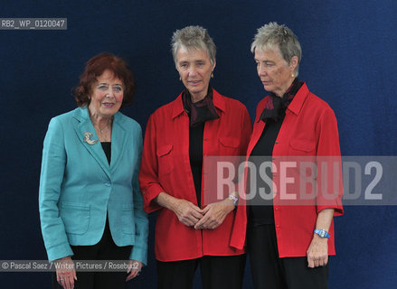 Alanna Knight and Helen and Morna Mulgray at The Edinburgh International Book Festival 2008..Copyright©Pascal Saez/Writer Pictures/Rosebud2