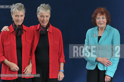 Alanna Knight and Helen and Morna Mulgray at The Edinburgh International Book Festival 2008..Copyright©Pascal Saez/Writer Pictures/Rosebud2